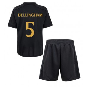 Real Madrid Jude Bellingham #5 babykläder Tredje Tröja barn 2023-24 Korta ärmar (+ Korta byxor)
